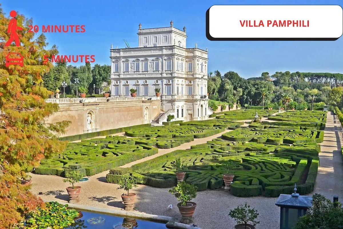 Roma Bohemien Flat - Villa Pamphili Vatican Rome